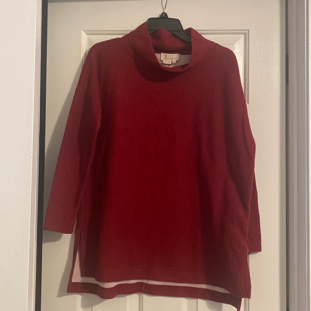 Women’s burgundy sweater